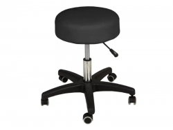 Стул мастера Монро-мини на черном пластмассовом каркасе черный