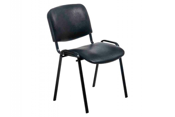 Стул ИЗО черный/рама черная