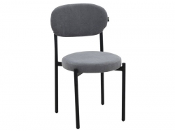 Стул Твист темно-серый/черный - 2 шт