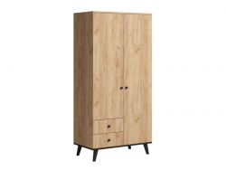 Шкаф 2 двери 2 ящика Svetlana Provence Дуб золотой