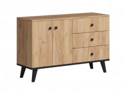 Комод-тумба 2 двери 3 ящика Svetlana Provence Дуб золотой