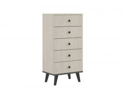 Комод высокий Svetlana Provence Сосна белая Loft