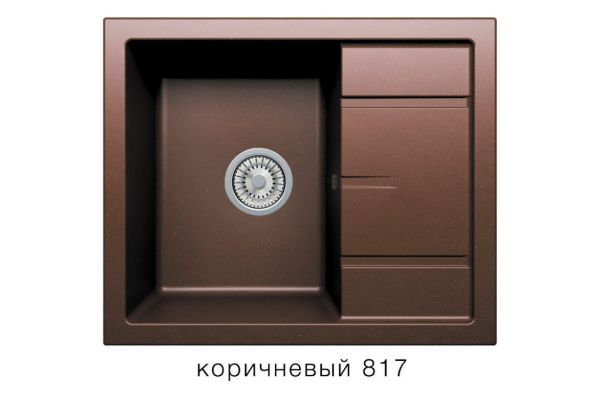 Кухонная мойка Tolero R-107 Коричневый 817