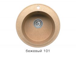 Кухонная мойка Tolero R-108 Бежевый 101