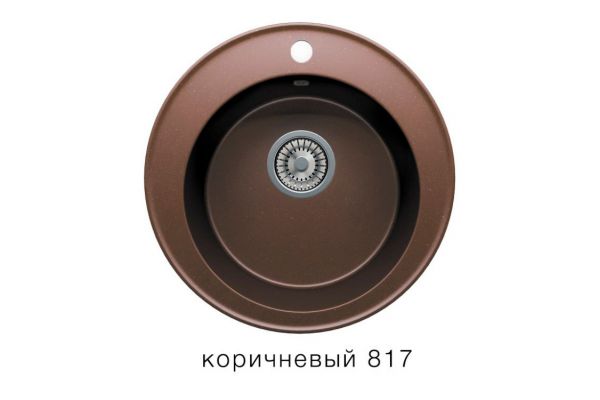 Кухонная мойка Tolero R-108 Коричневый 817