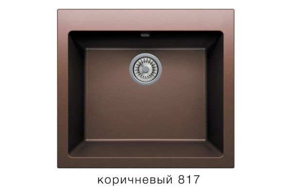 Кухонная мойка Tolero R-111 Коричневый 817