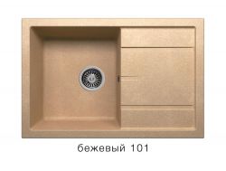 Кухонная мойка Tolero R-112 Бежевый 101