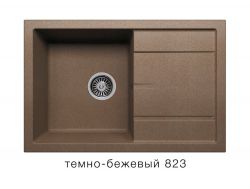Кухонная мойка Tolero R-112 Темно-бежевый 823