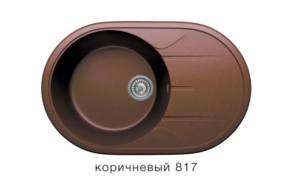 Кухонная мойка Tolero R-116 Коричневый 817