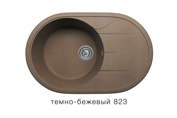 Кухонная мойка Tolero R-116 Темно-бежевый 823