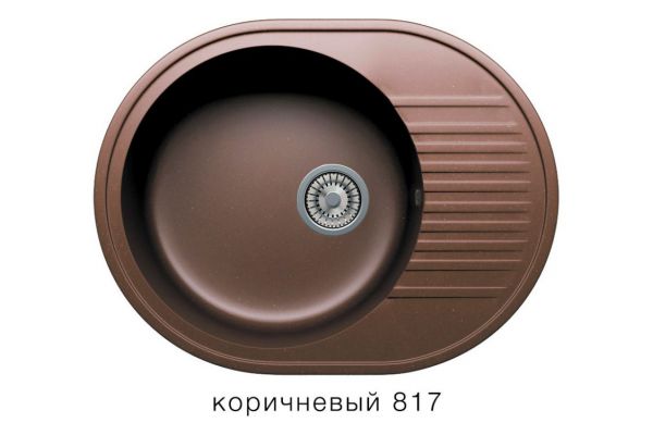Кухонная мойка Tolero R-122 Коричневый 817