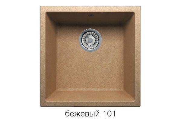 Кухонная мойка Tolero R-128 Бежевый 101