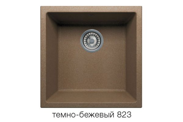 Кухонная мойка Tolero R-128 Темно-бежевый 823