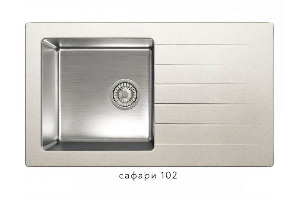 Кухонная мойка Tolero twist TTS-860 Сафари 102