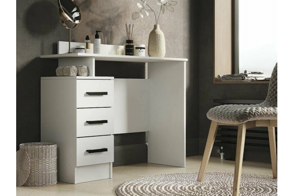 Трюмо Эко белый гладкий