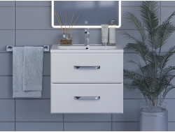 Тумба с раковиной Uperwood Foster белая 60 см