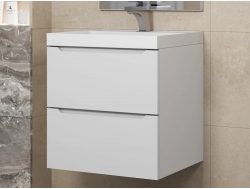 Тумба с раковиной Uperwood Tanos NEW 50 см белая