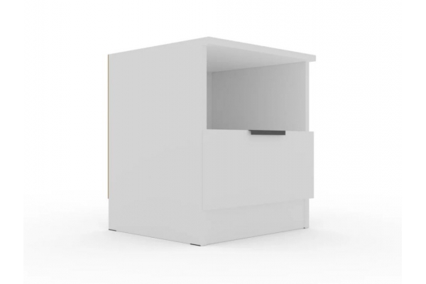 Тумба прикроватная Монблан Белый шагрень