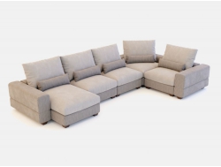 Диван Верона 10 П П1+Д4+Д2+УС2+ПС+П1 (Memory Foam)