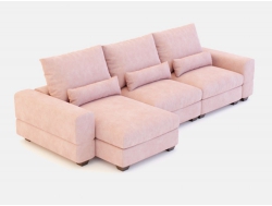 Диван Верона 10 ДУ П1+Д4+Д2+П1 (Memory Foam)