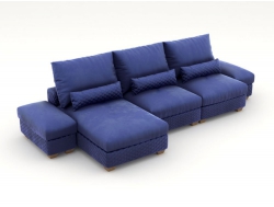 Диван Верона 10 ДУ ПУФ2+Д4+ПС+ПС+ПУФ2 (БНП)