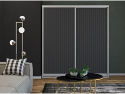 Шкаф-купе Ксения двери рельефный МДФ Финдус бежевый (2к)