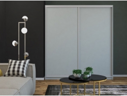 Шкаф-купе Светлана ЛДСП/ЛДСП Серый