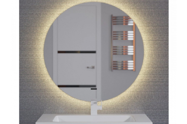 Зеркало Uperwood Modul круглое теплая подсветка 65х65 см