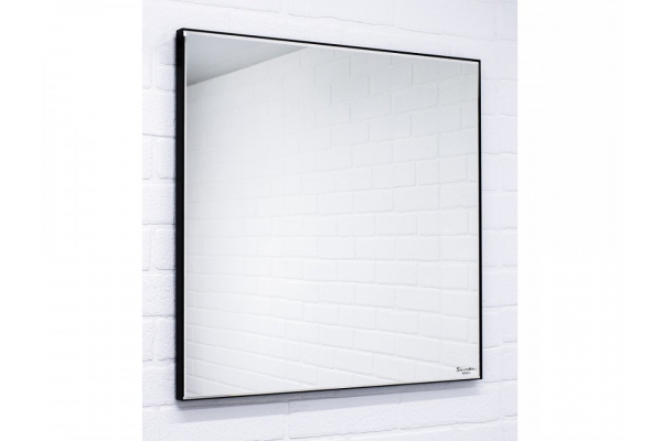 Зеркало Corsica 800х800 black alum без подсветки Sansa