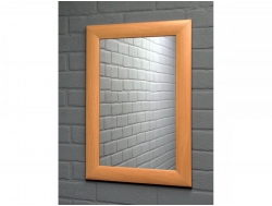 Зеркало МДФ профиль 600х400 Бук Sansa