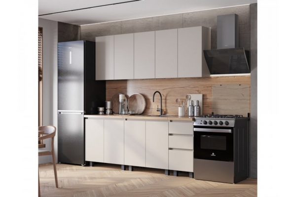 Кухня Честер 2000 мм Кашемир